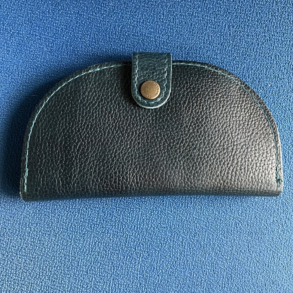 Portland Leather Goods Quesadilla wallet in Lagoon